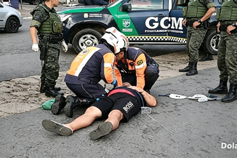 ACIDENTE NA AV. KUMAKI AOKI JARDIM HELENA
